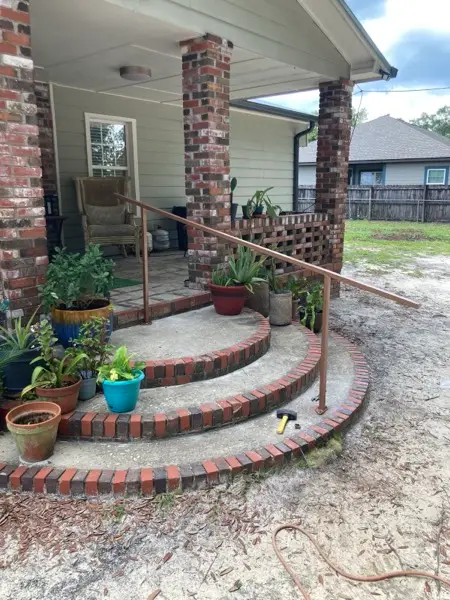 Custom handrail fabrication