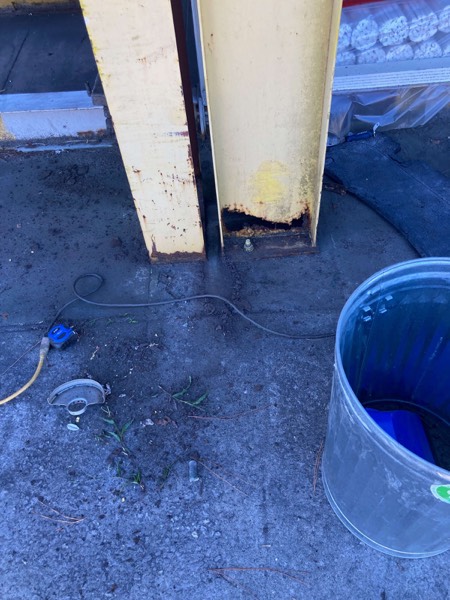 On-site fabrication work