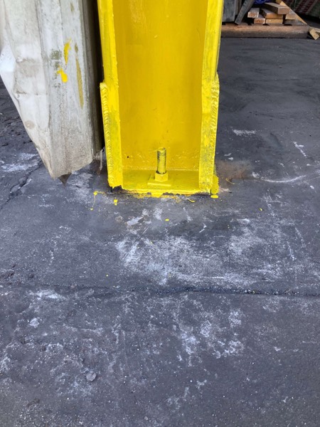 On-site welding job