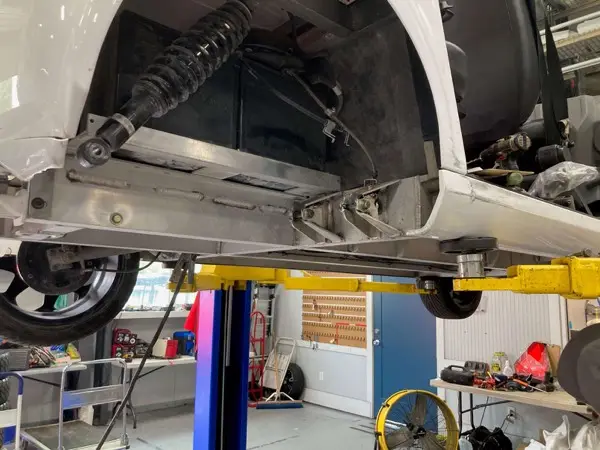 Welded trailer repair